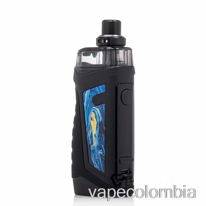 Kit Vape Completo Vandy Vape Jackaroo 18650 Pod Kit Azul Estrellado